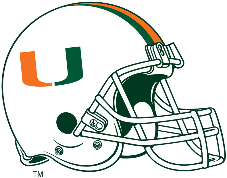 Miami Hurricanes 2000-Pres Helmet Logo diy fabric transfer